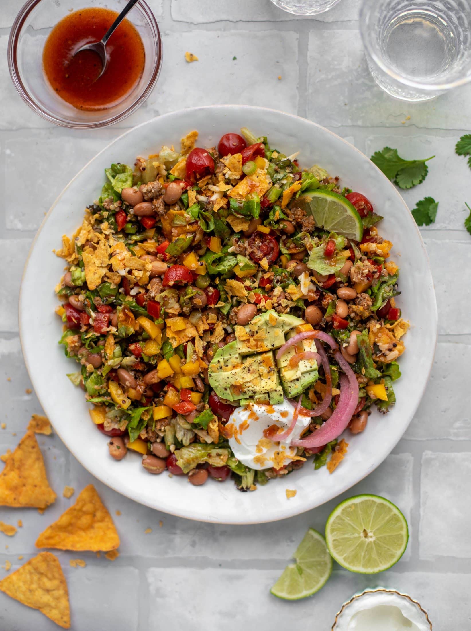 nacho cheese taco quinoa salad