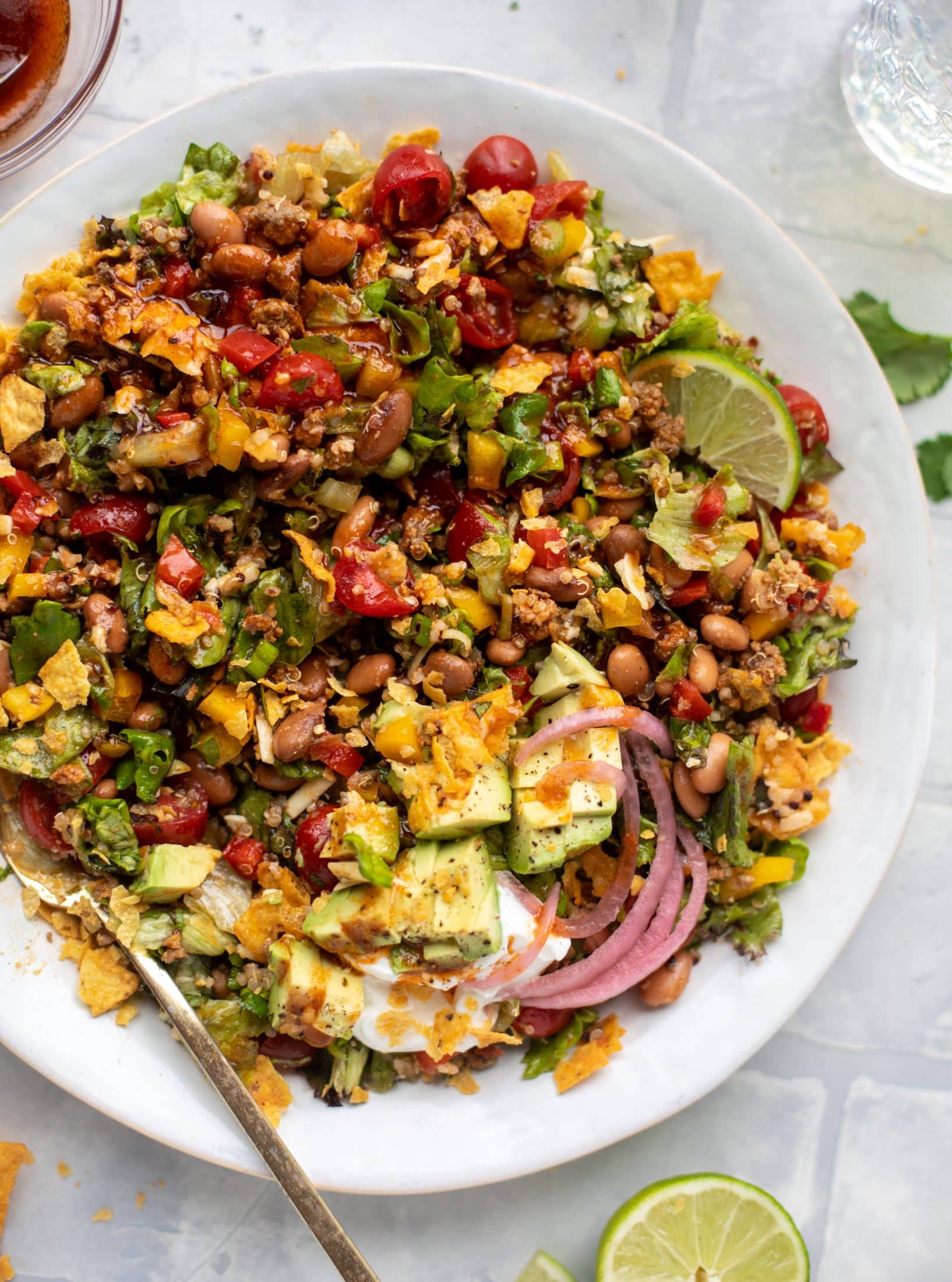 nacho cheese taco quinoa salad