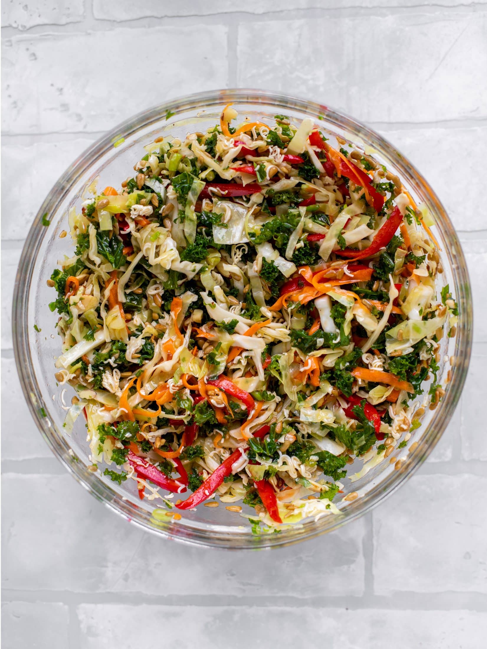 tossed ramen noodle crunch salad