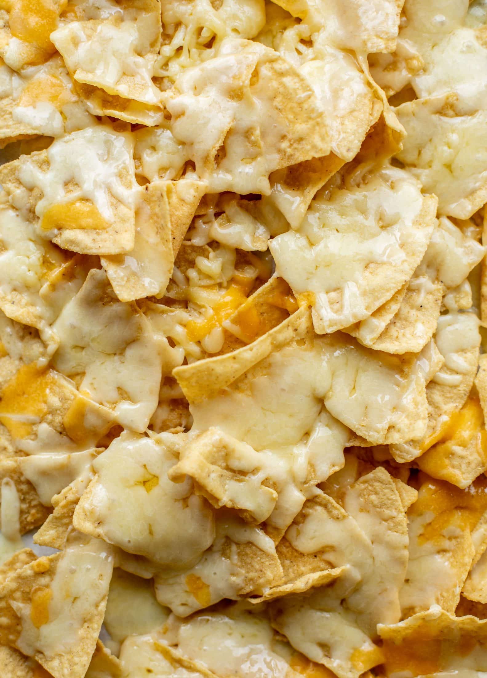 cheesy melted tortilla chips