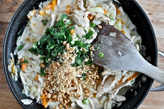 Thai Chicken Enchiladas I howsweeteats.com Thai Chicken Enchiladas I howsweeteats.com