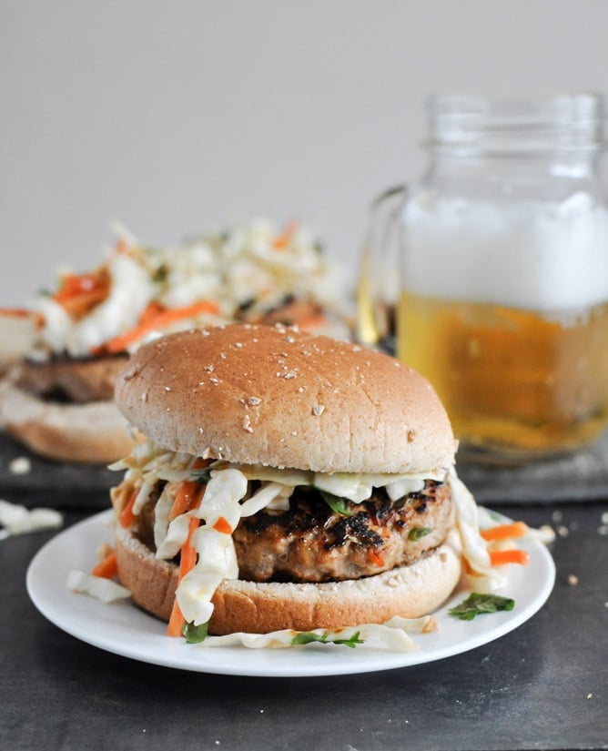 Thai Turkey Burgers I howsweeteats.com