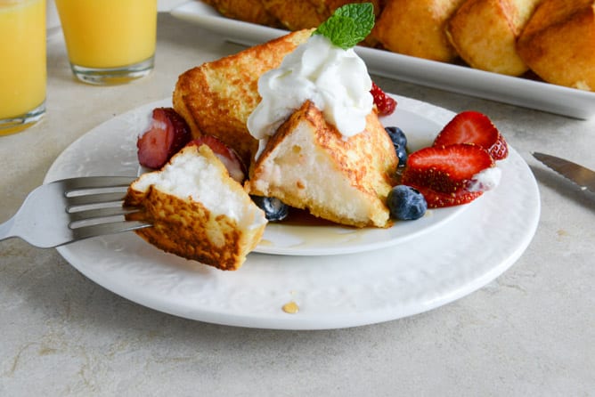 Angel Food French Toast I howsweeteats.com