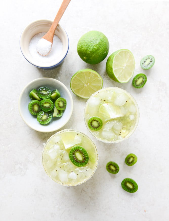 kiwi margaritas I howsweeteats.com