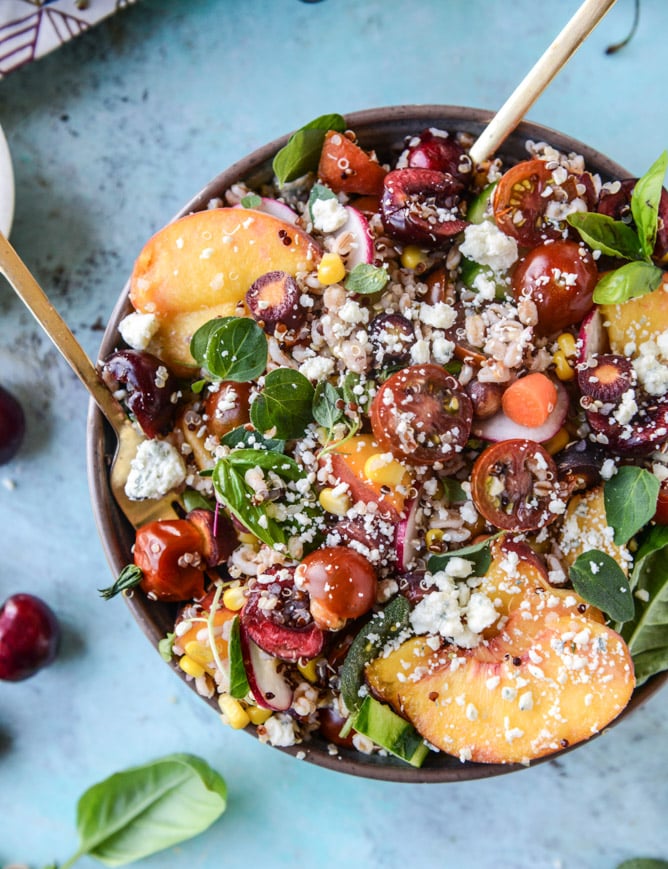 summer grain bowls I howsweeteats.com