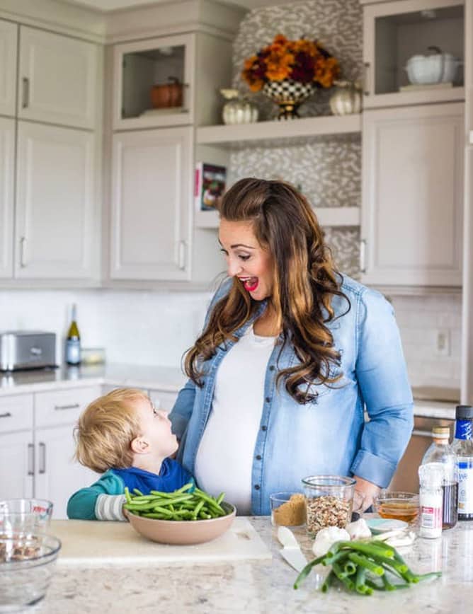 baby #2 at 37 weeks I howsweeteats.com