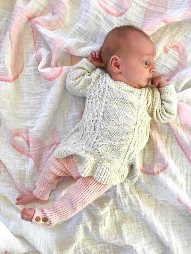 emilia at 4 weeks I howsweeteats.com