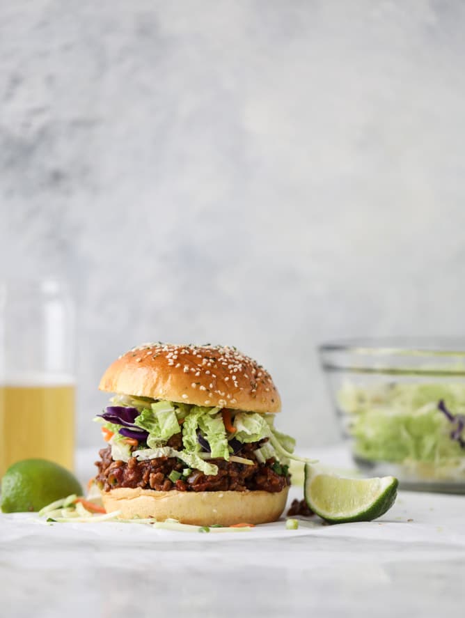 asian style sloppy joes I howsweeteats.com #sloppyjoes #recipes