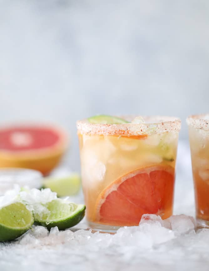 kombucha mocktail - triple citrus kombucha fizz I howsweeteats.com #mocktail #kombucha #citrus #grapefruit