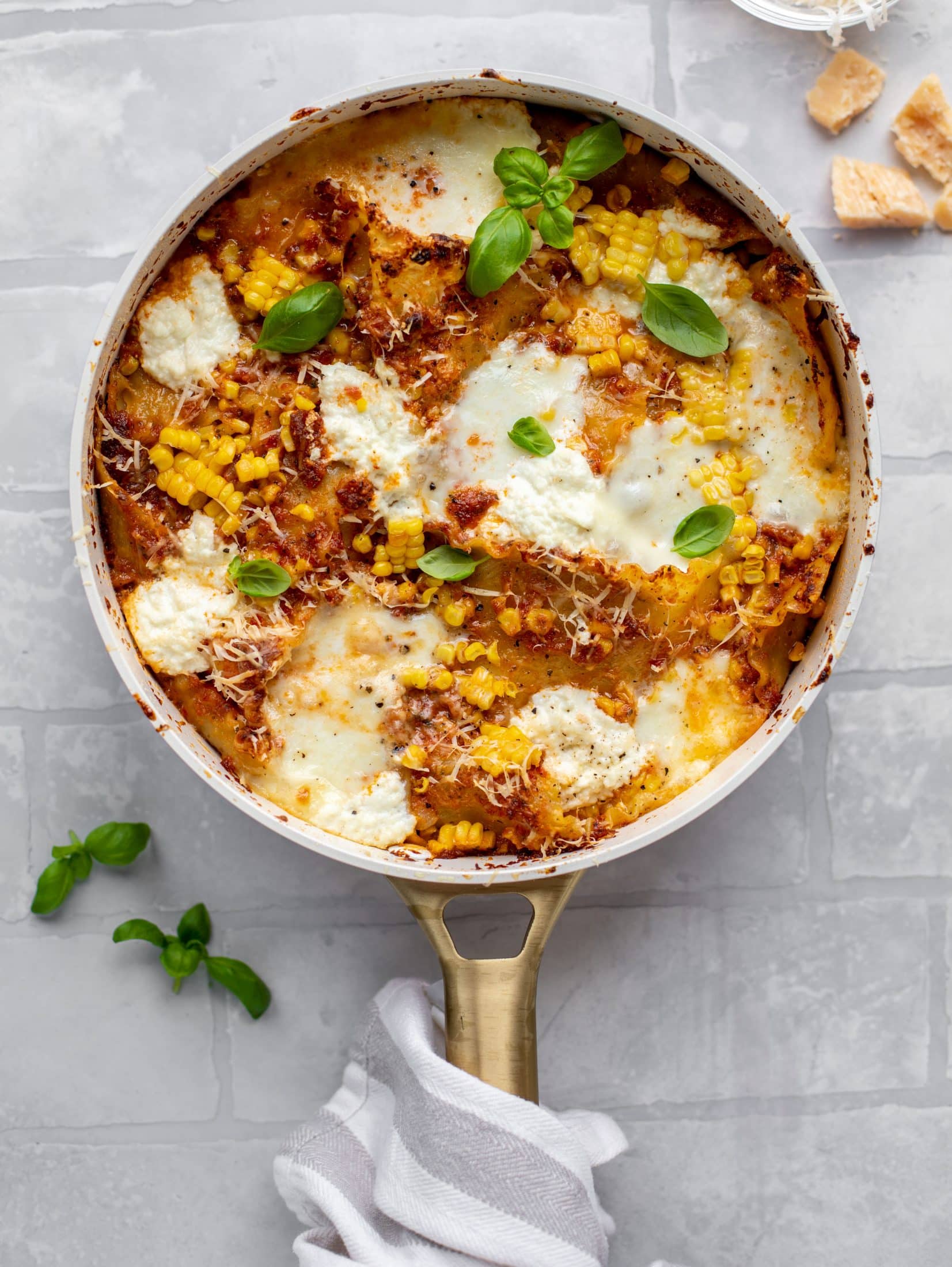 summer skillet lasagna