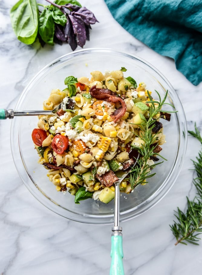 crispy bacon pasta salad