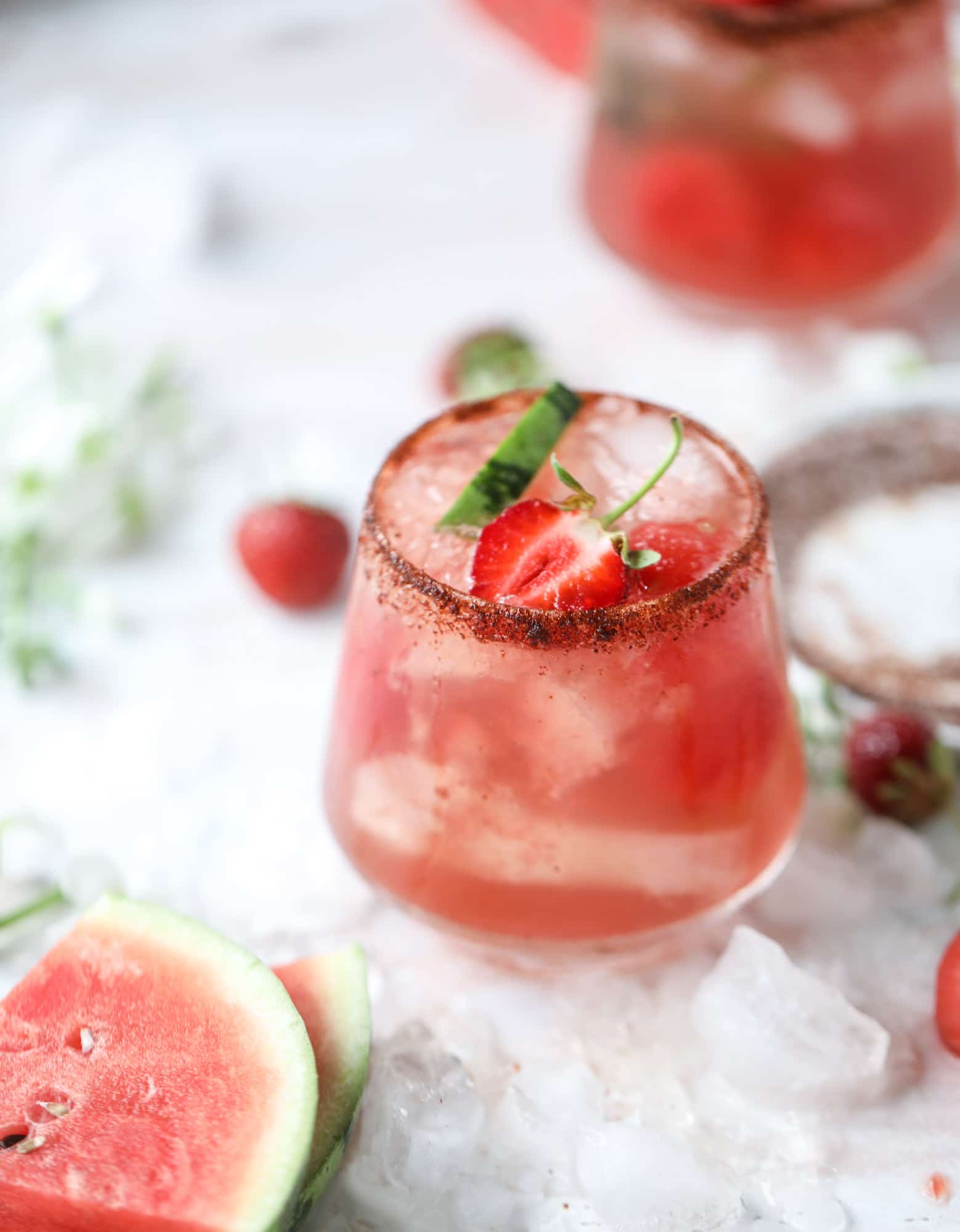 spicy watermelon sangria