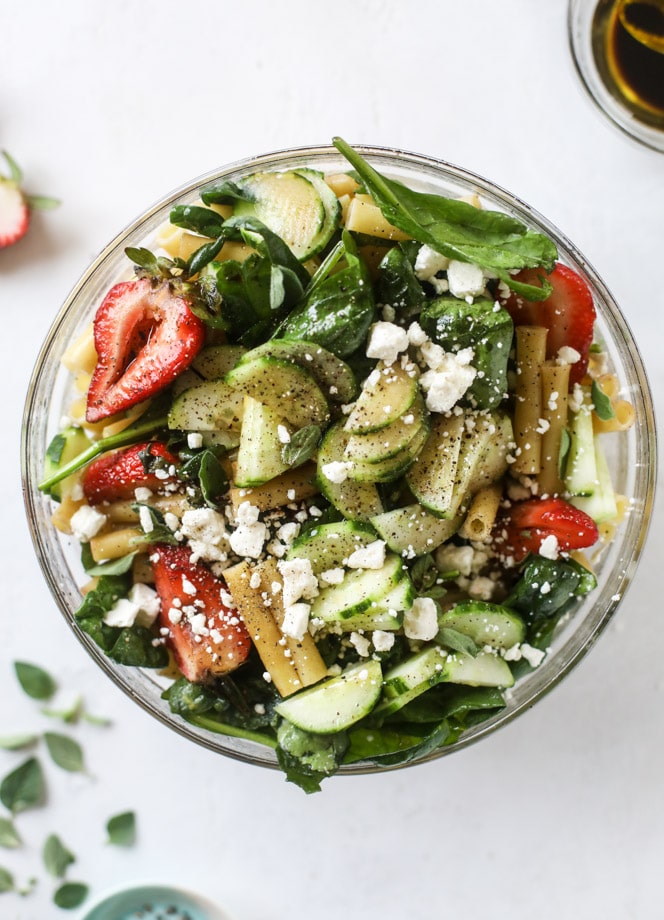 strawberry pasta salad
