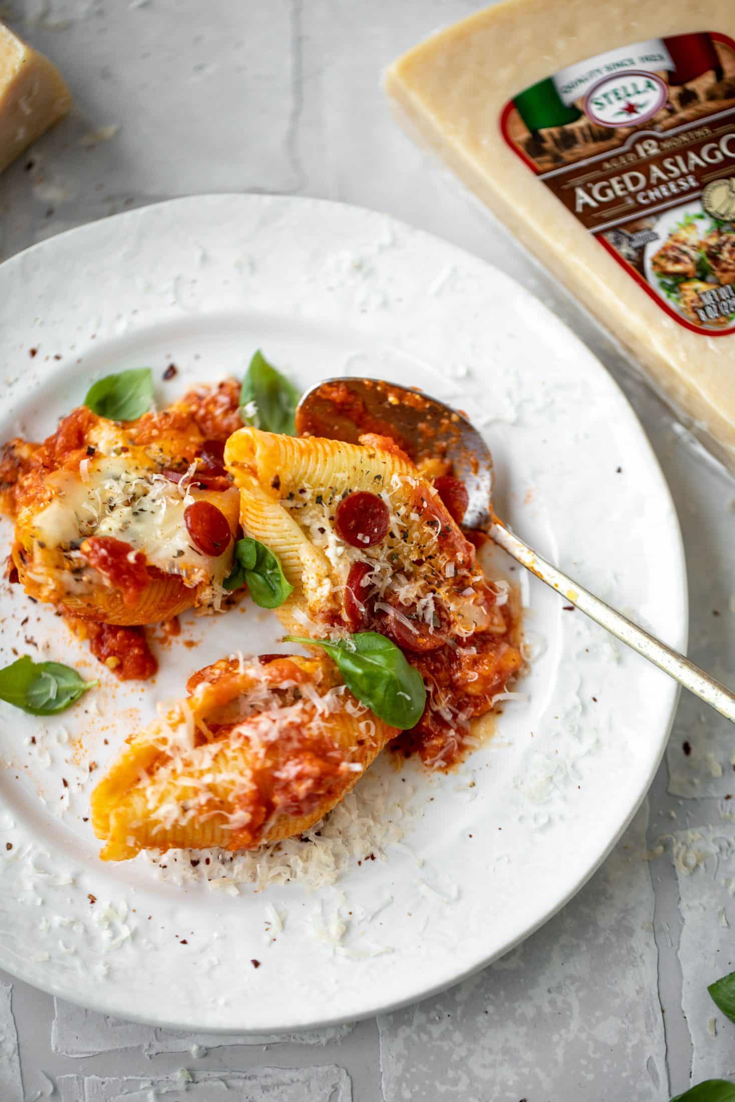 asiago pizza stuffed shells