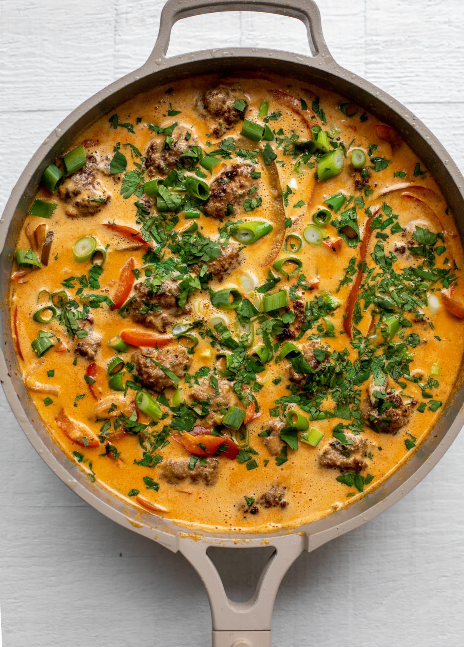 coconut curry pork meatballs