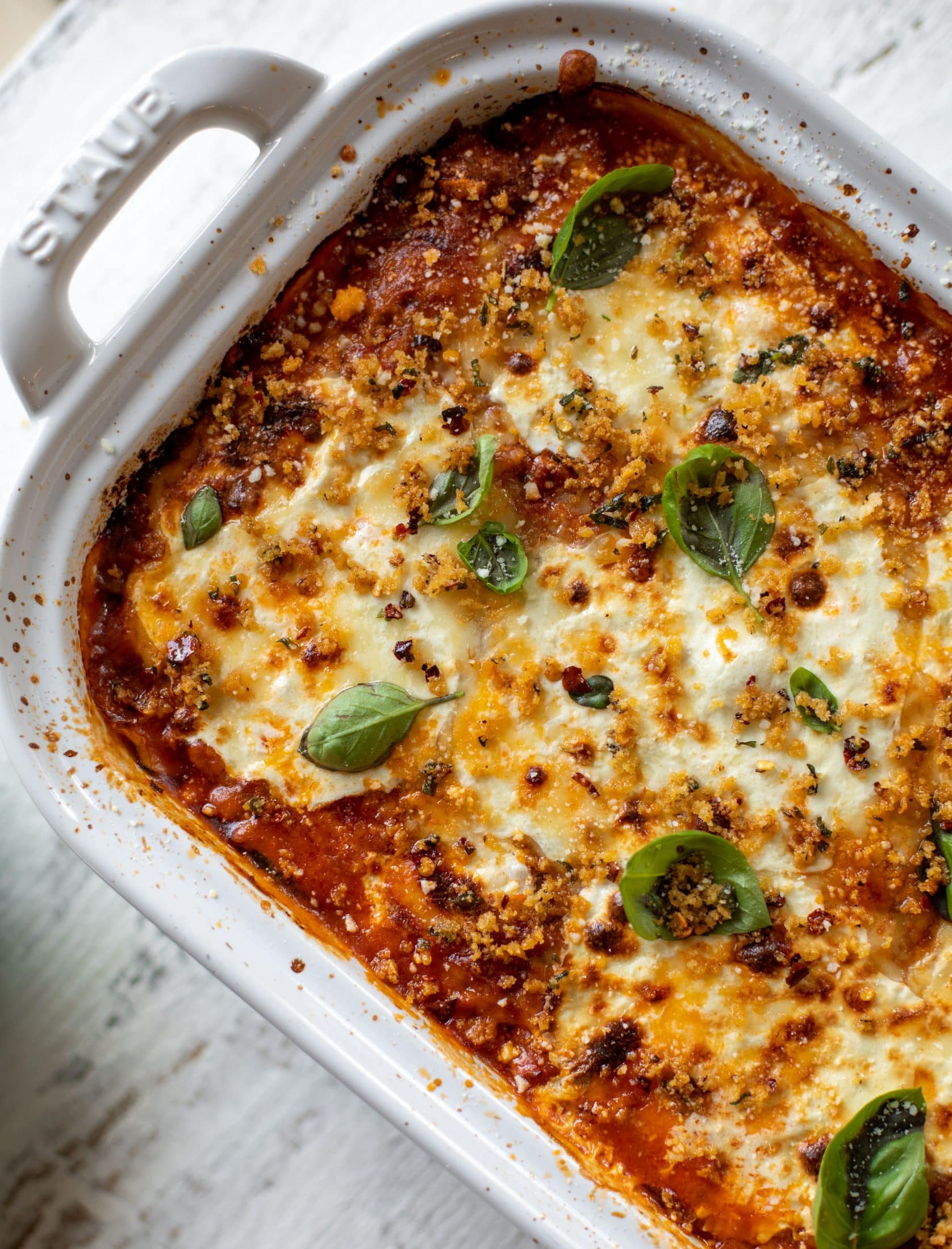zucchini lasagna bolognese