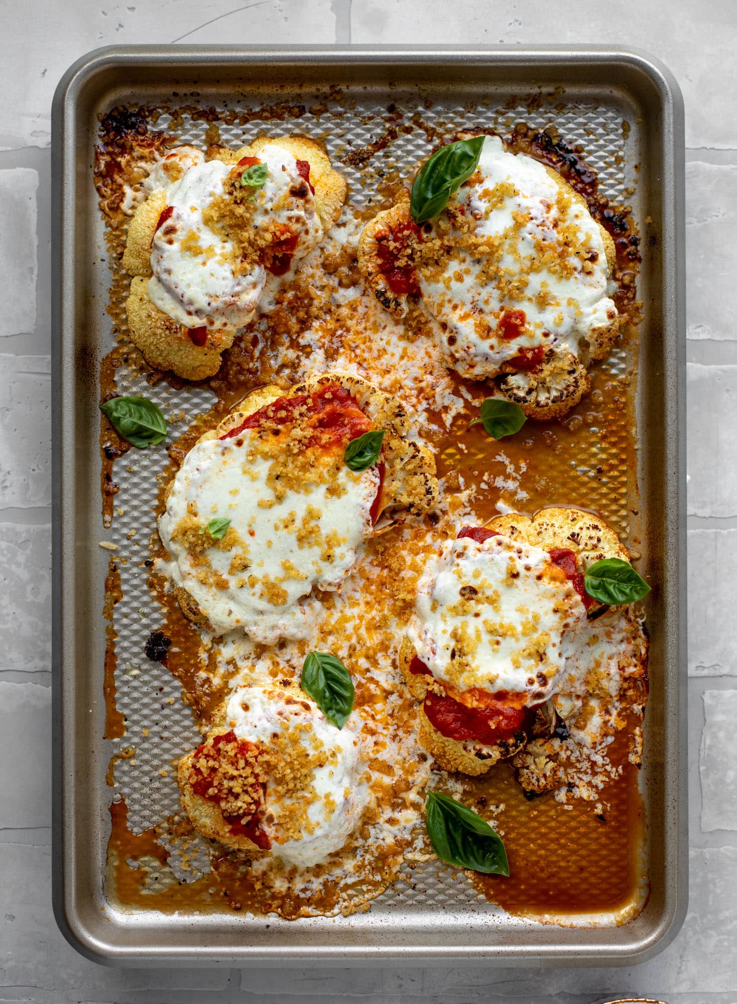 baked cauliflower parmesan