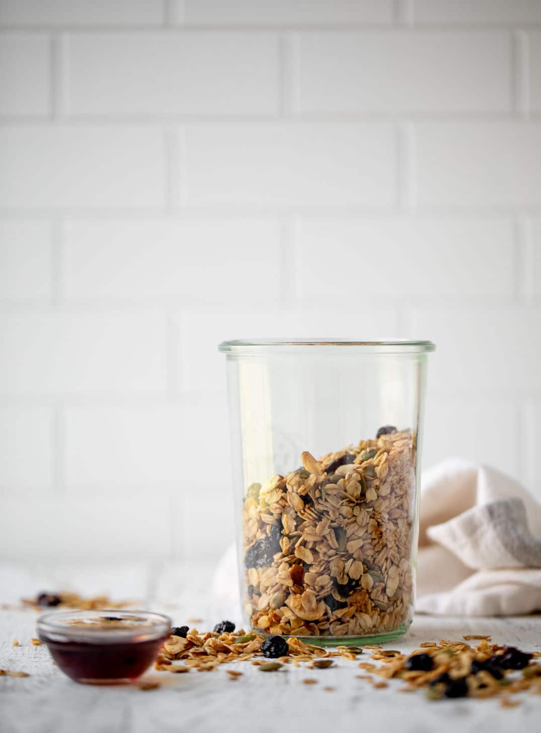 salted maple granola