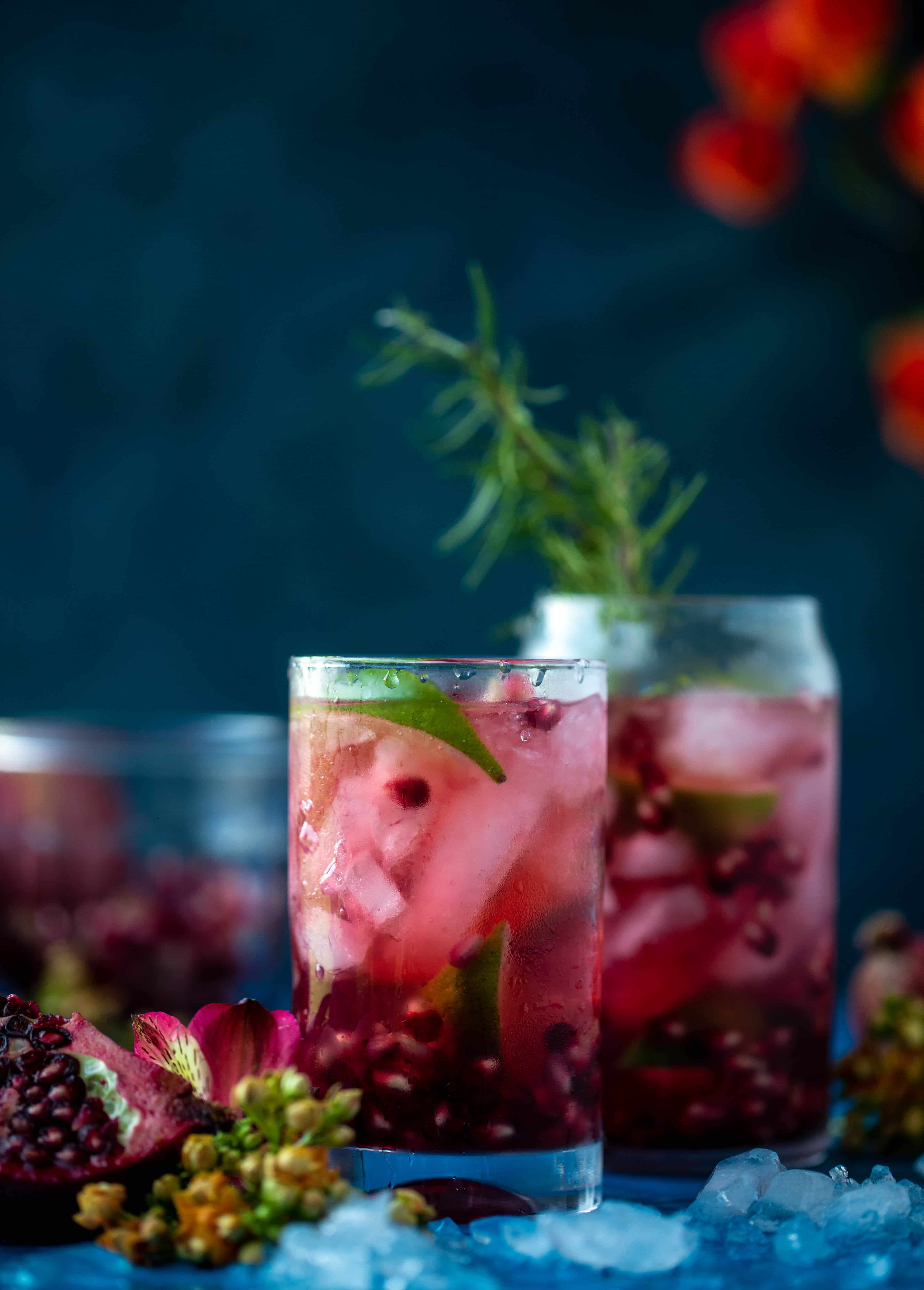 pomegranate gin and tonic and 25 of the best fall cocktails