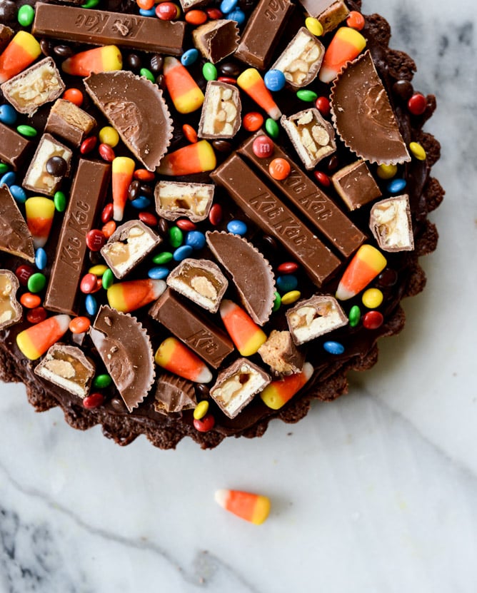 nutella brownie tart & 23 perfect halloween recipes