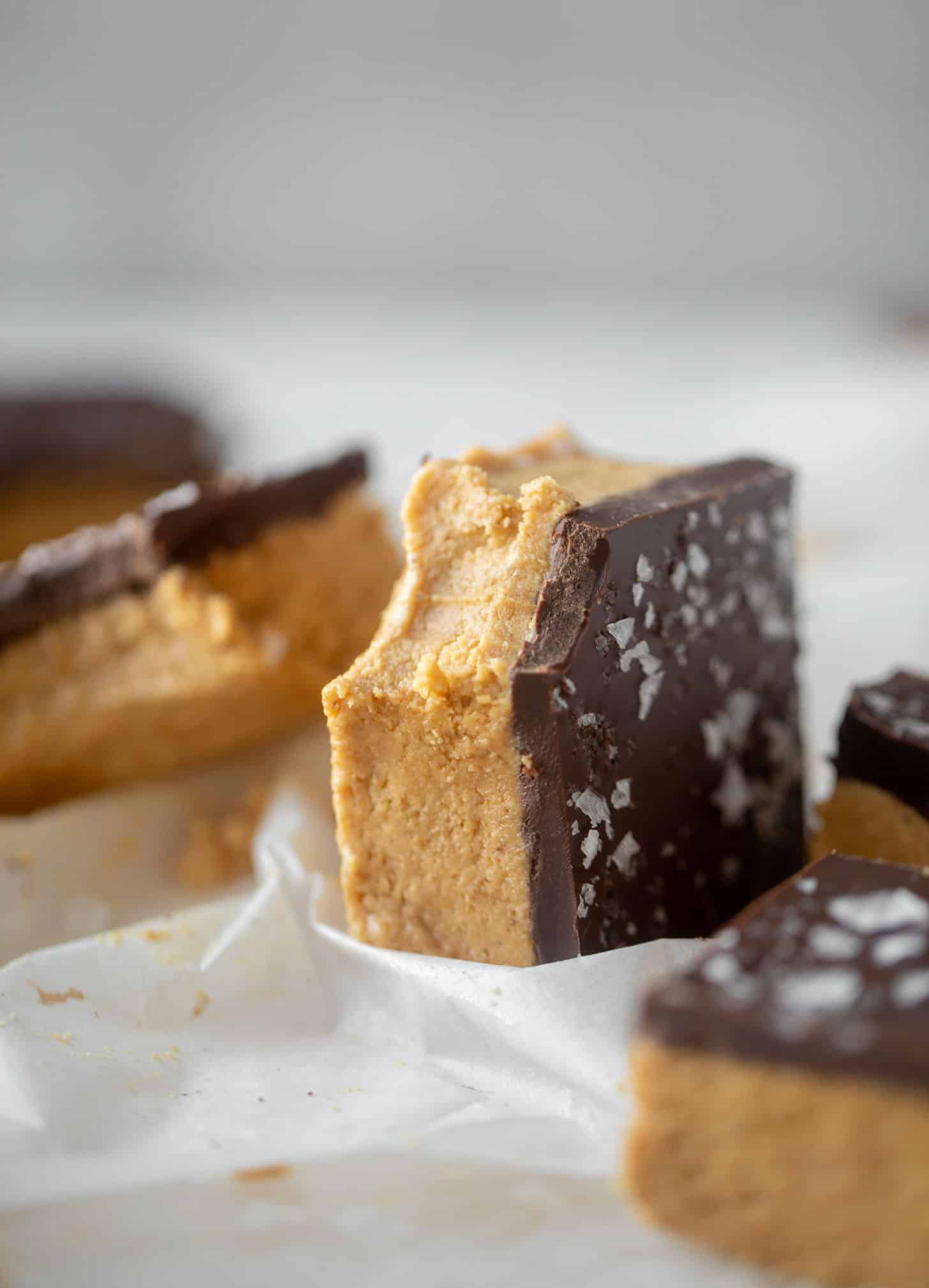 salted peanut butter cup bars