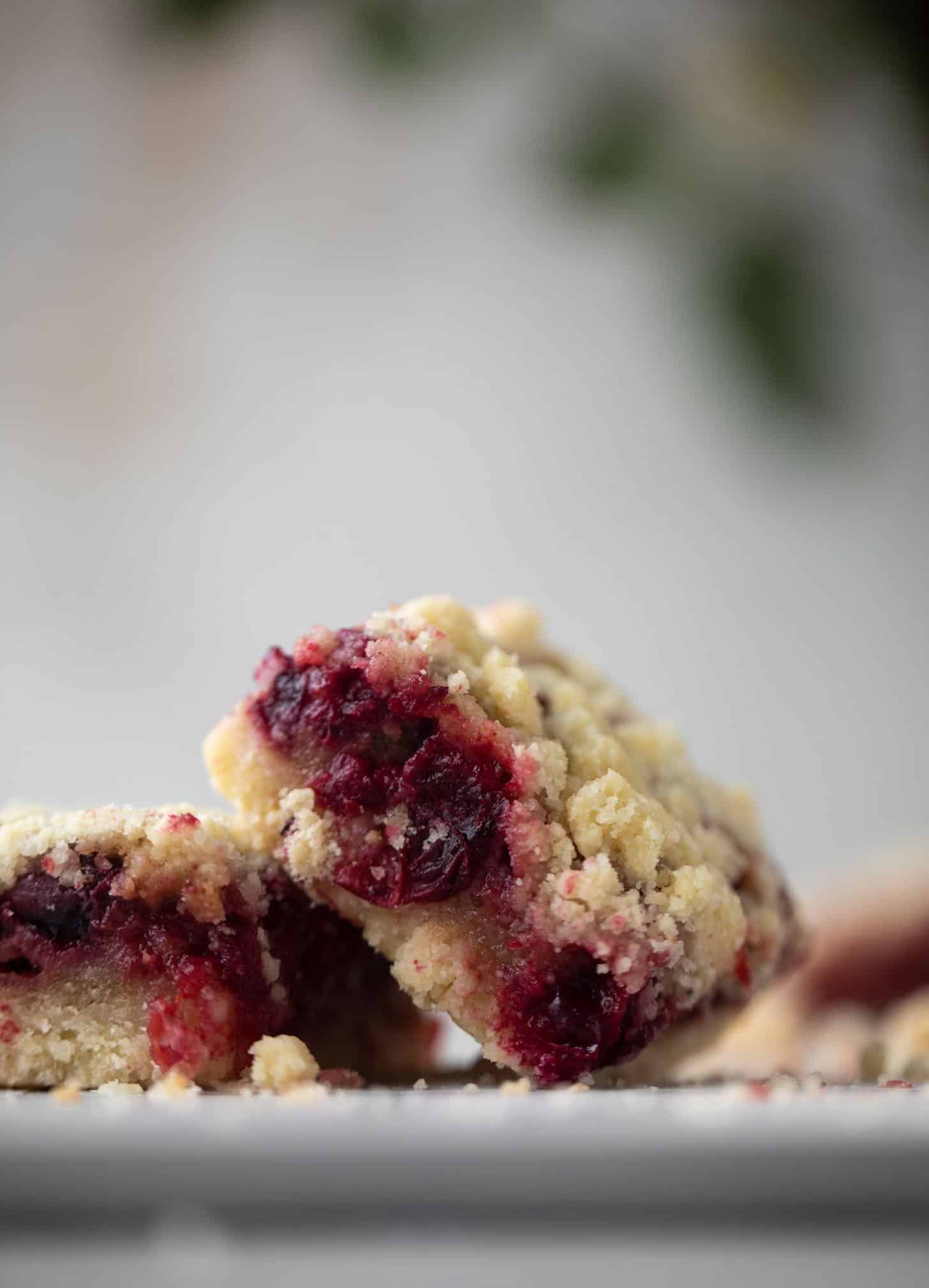 cranberry cobbler bars