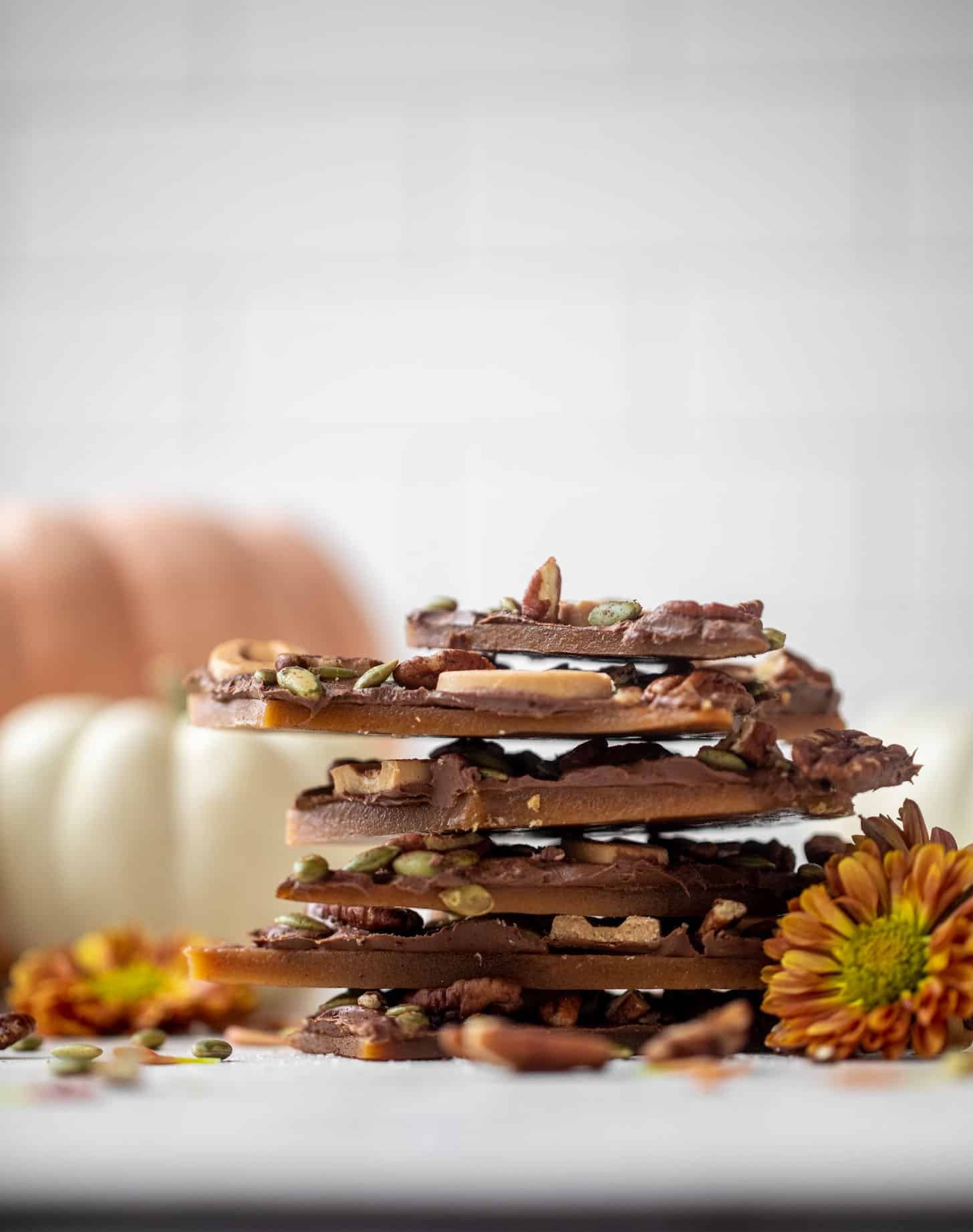 milk chocolate pumpkin buttercrunch