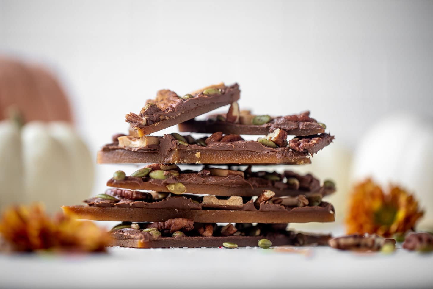 milk chocolate pumpkin buttercrunch