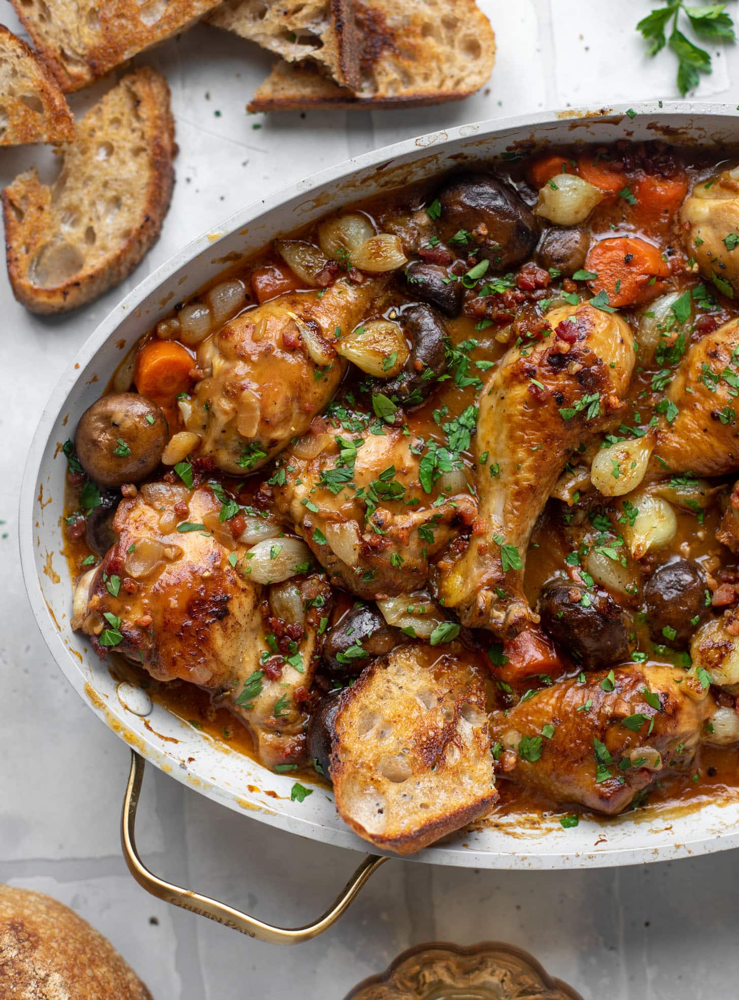 rosé coq au vin recipe