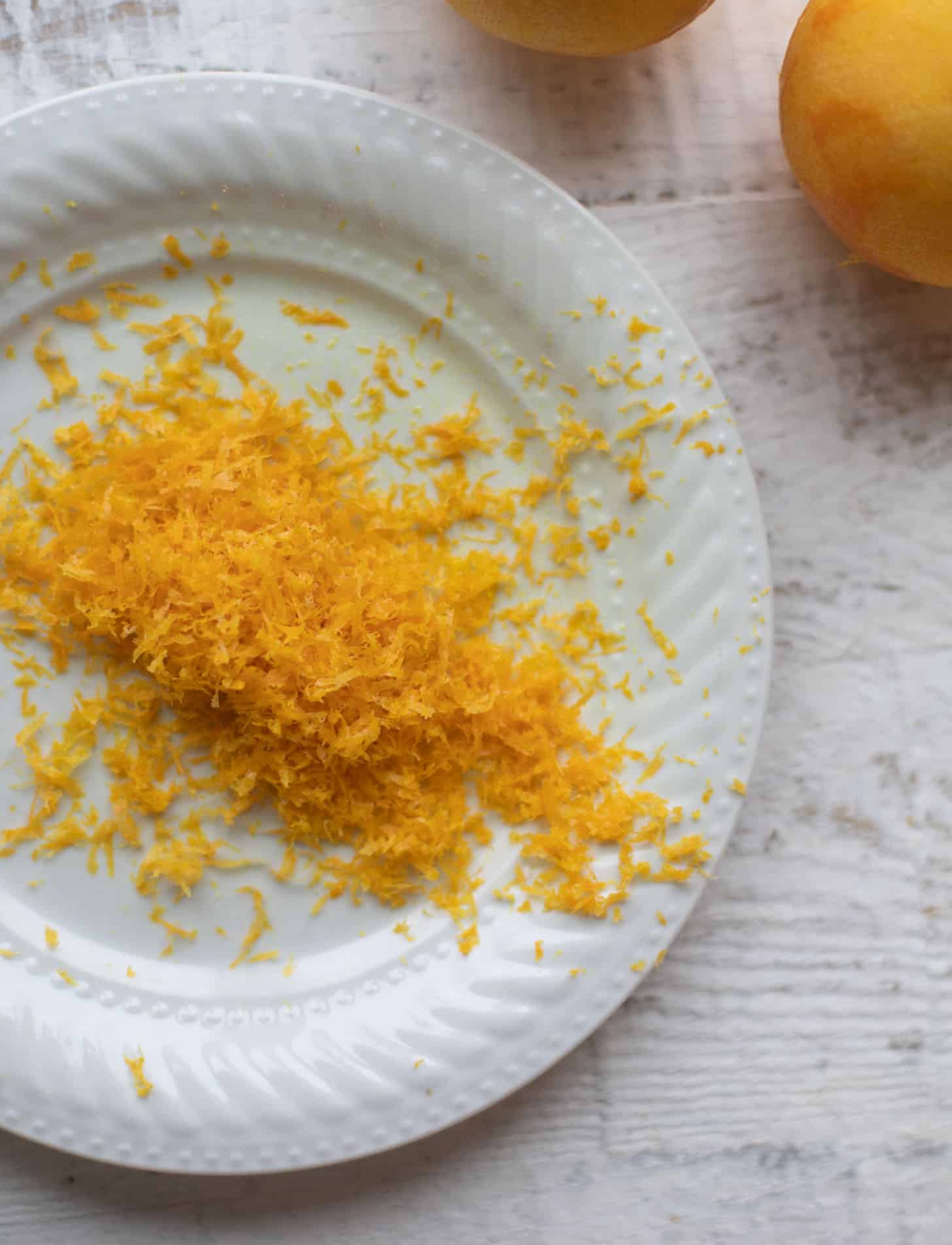 freshly grated orange zest