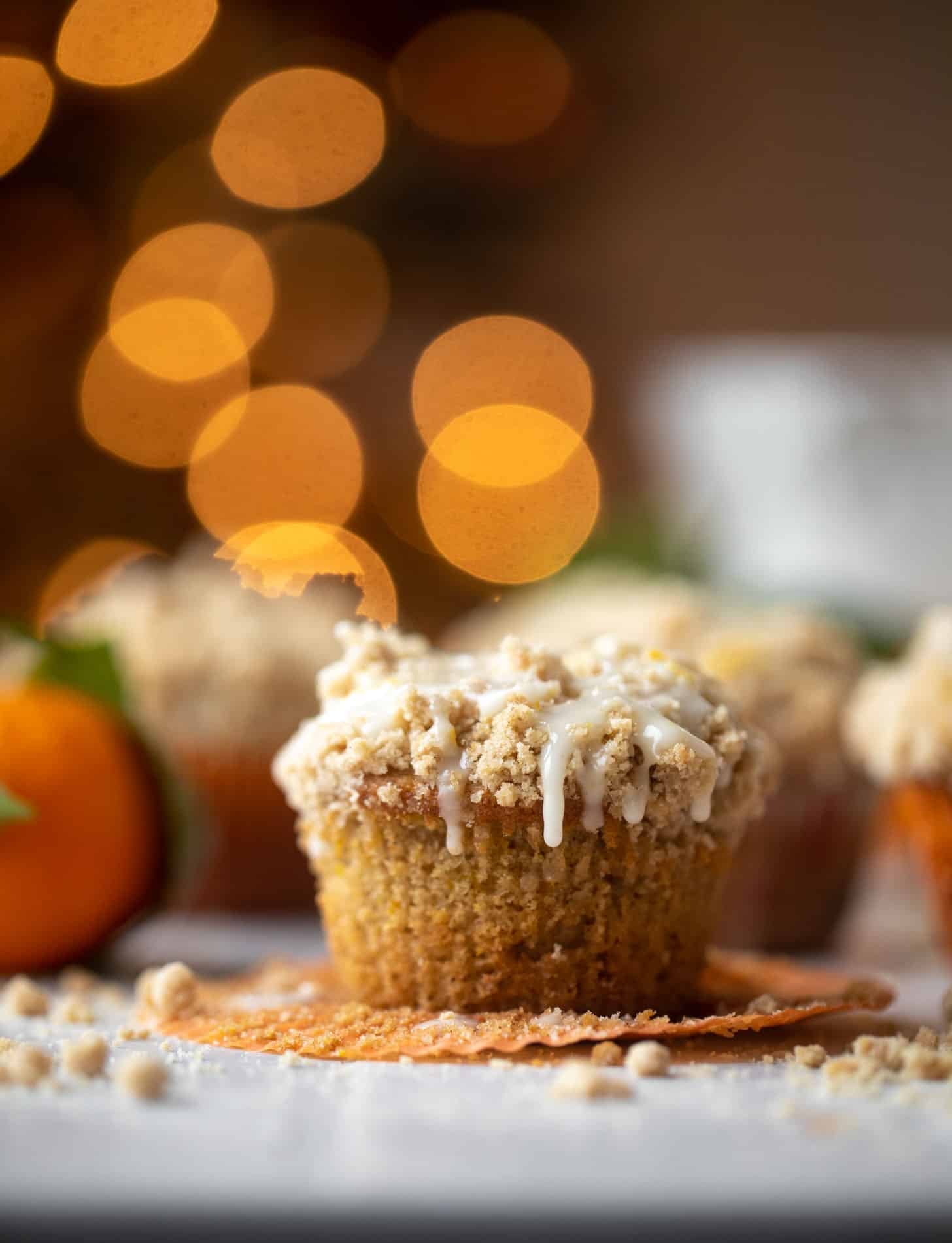 orange cinnamon coffee cake muffins