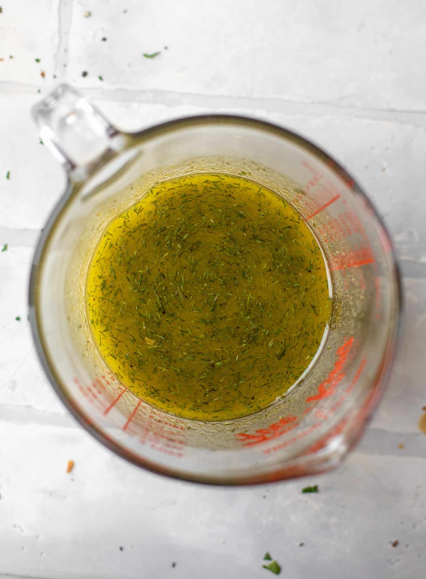 seasoning mix of olive oil and ranch