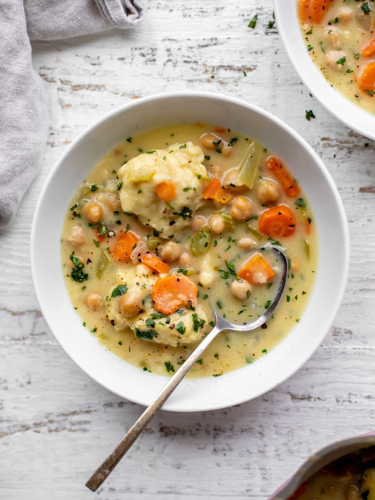 chickpeas and dumplings