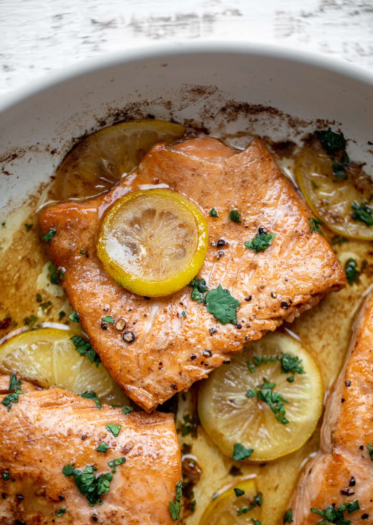lemon brown butter salmon