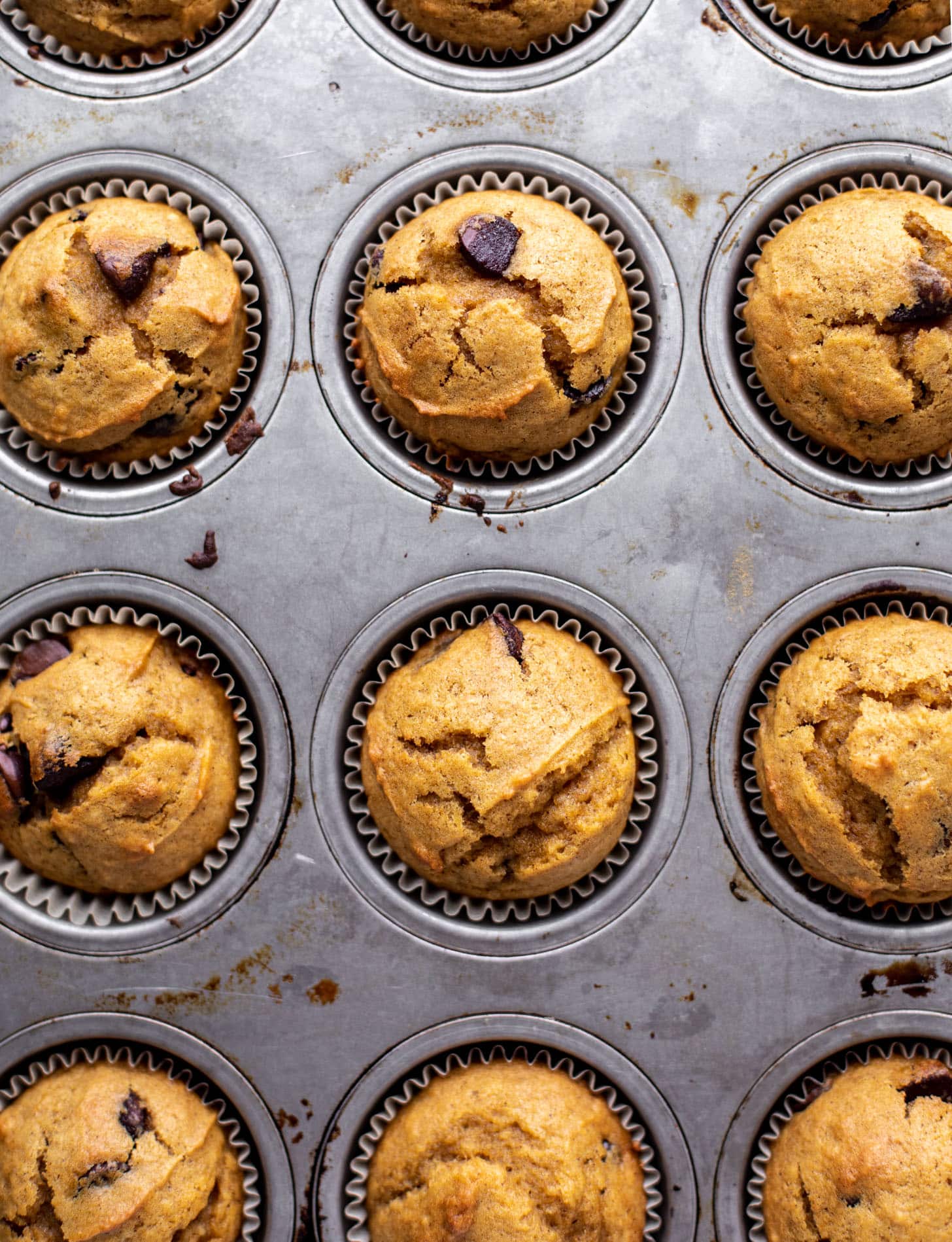 baked pumpkin muffins