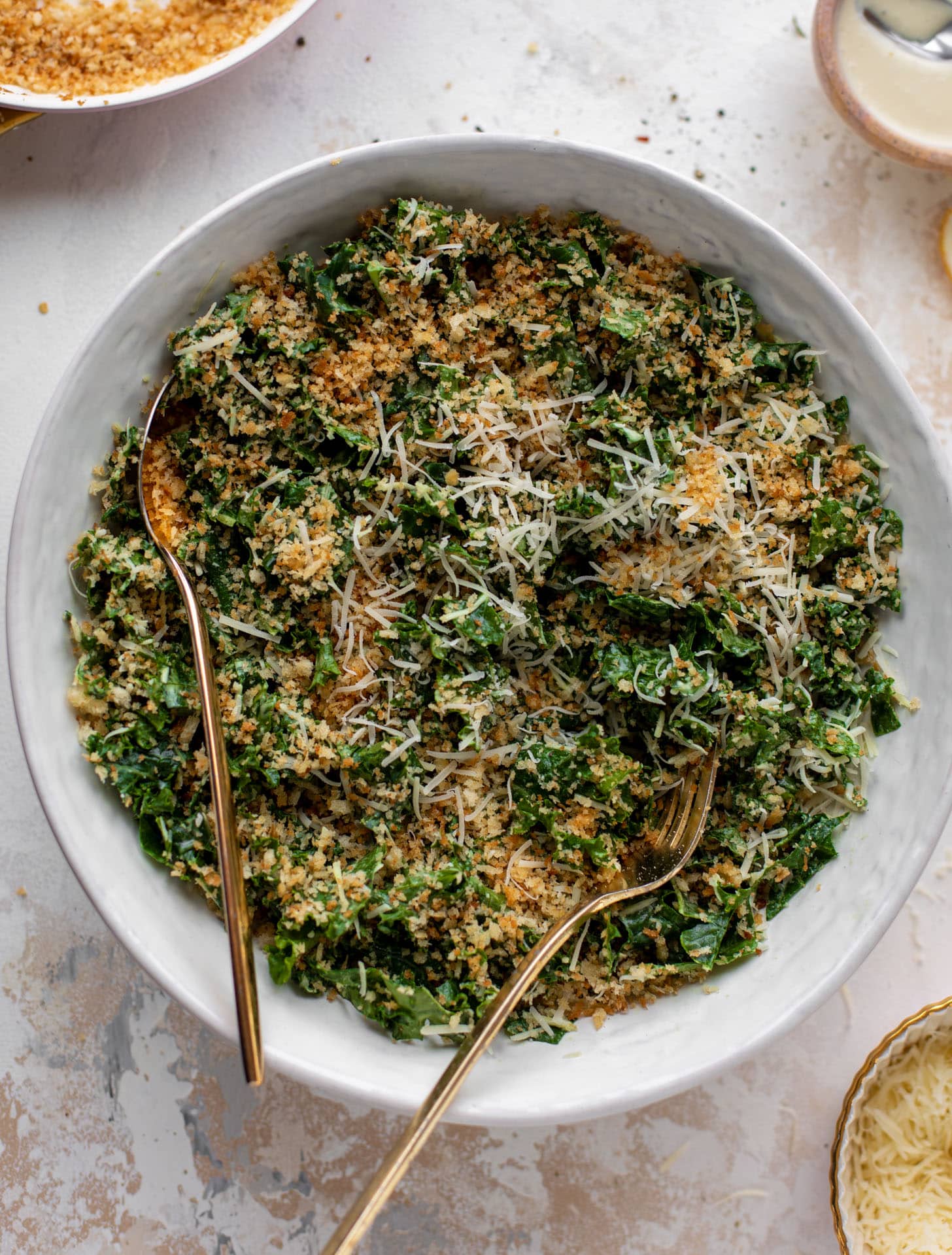 kale caesar crunch salad