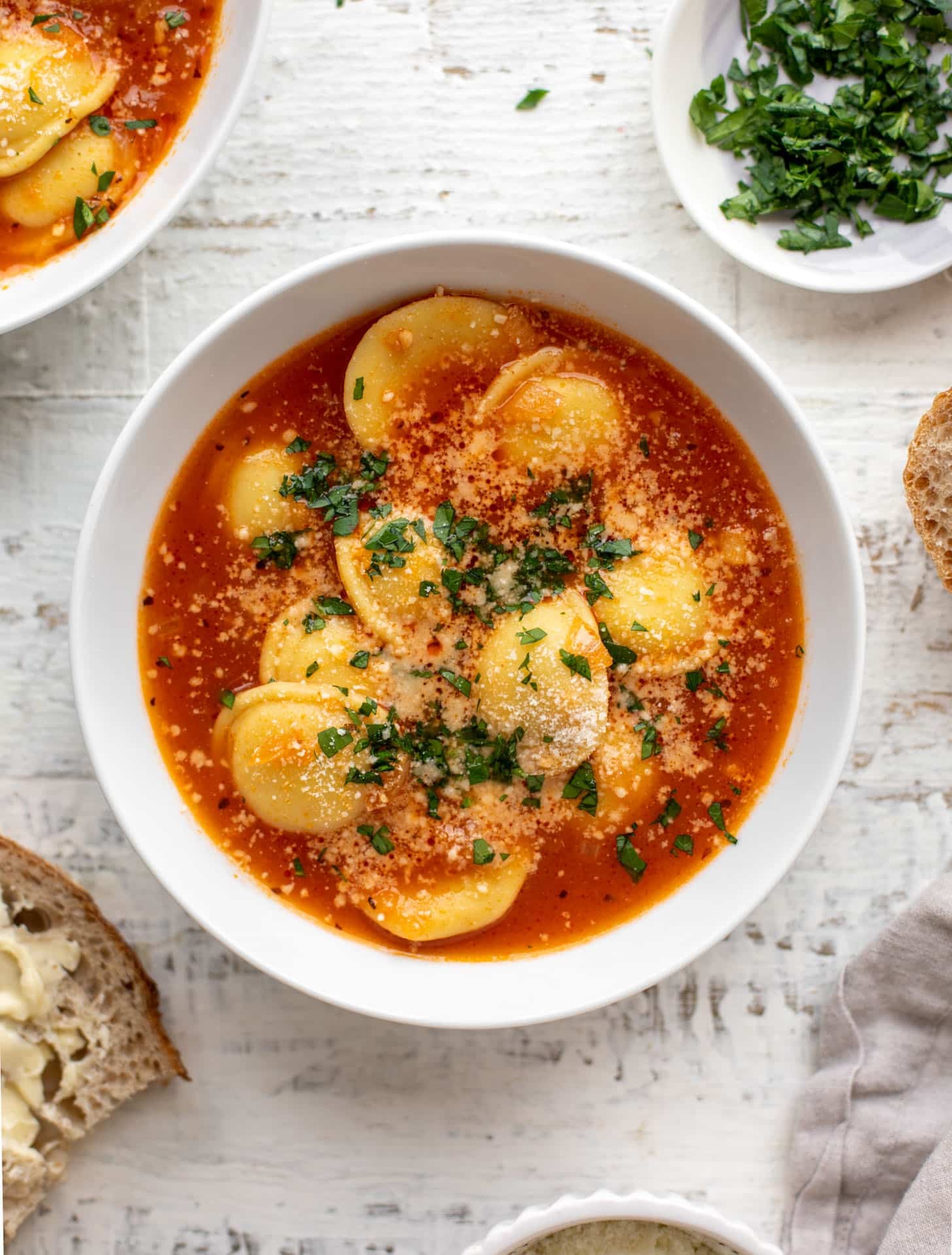 quick and easy ravioli soup