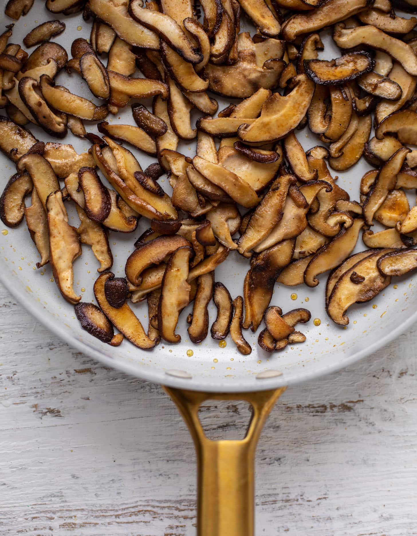 sautéed shiitake mushrooms