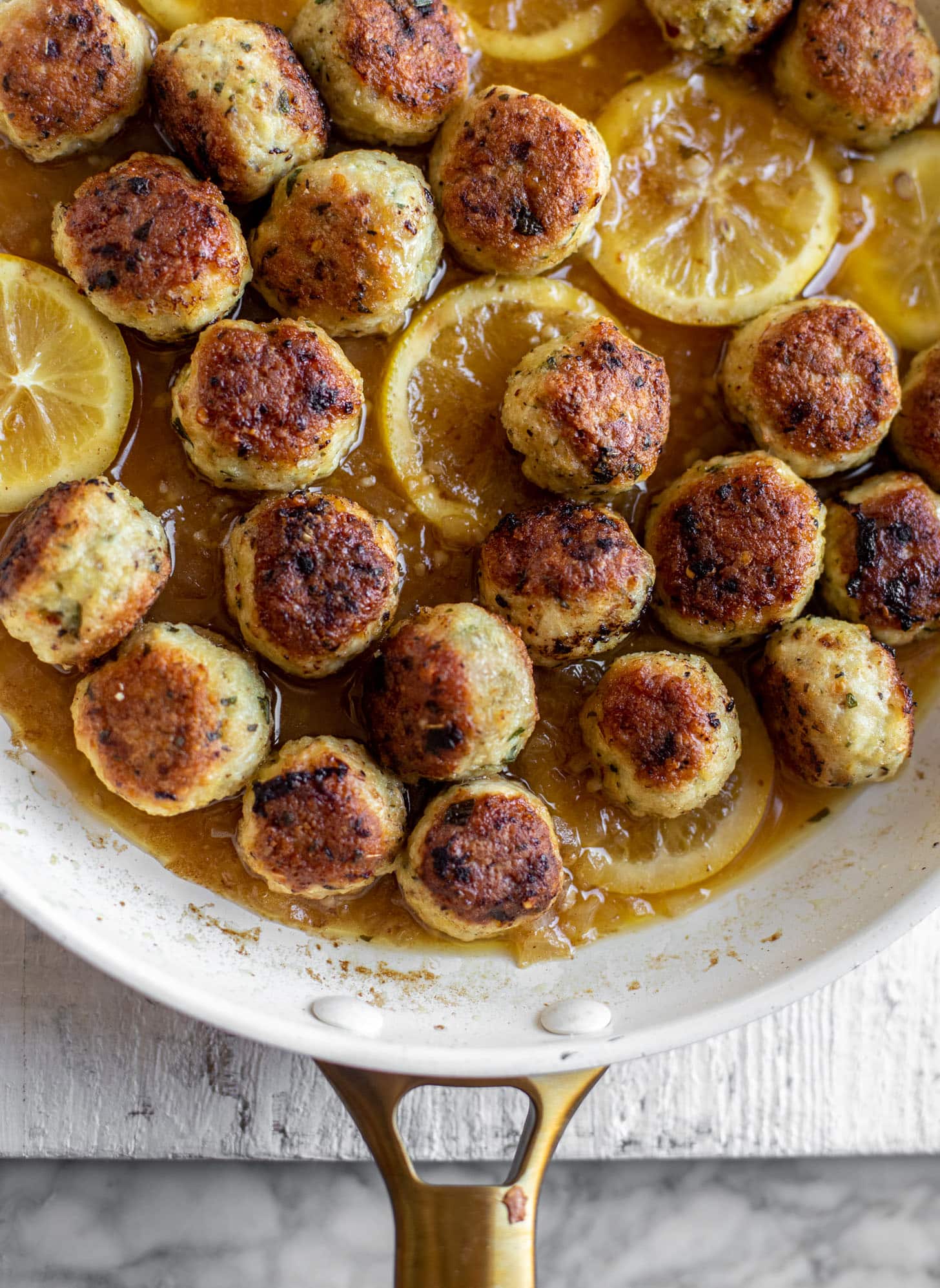 chicken romano meatballs