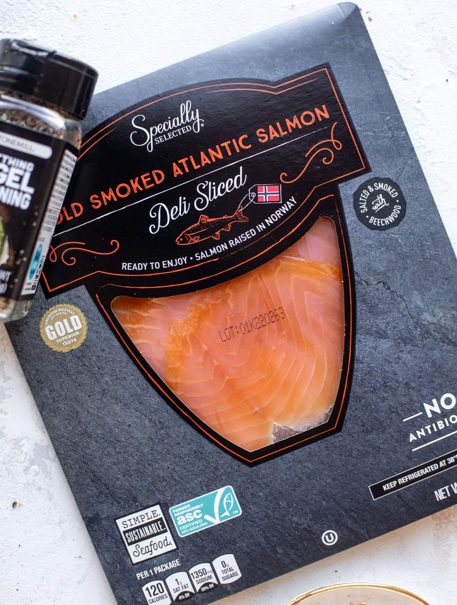 ALDI smoked salmon