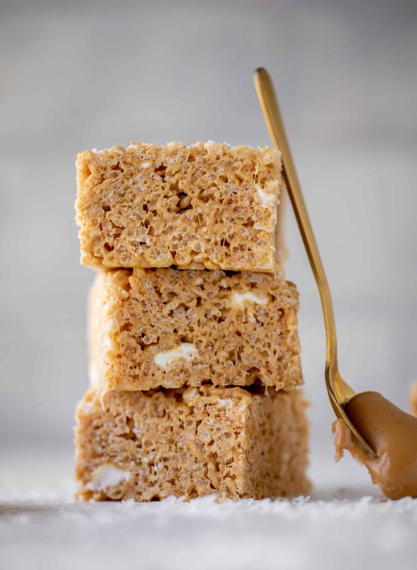 salted peanut butter rice krispy treats