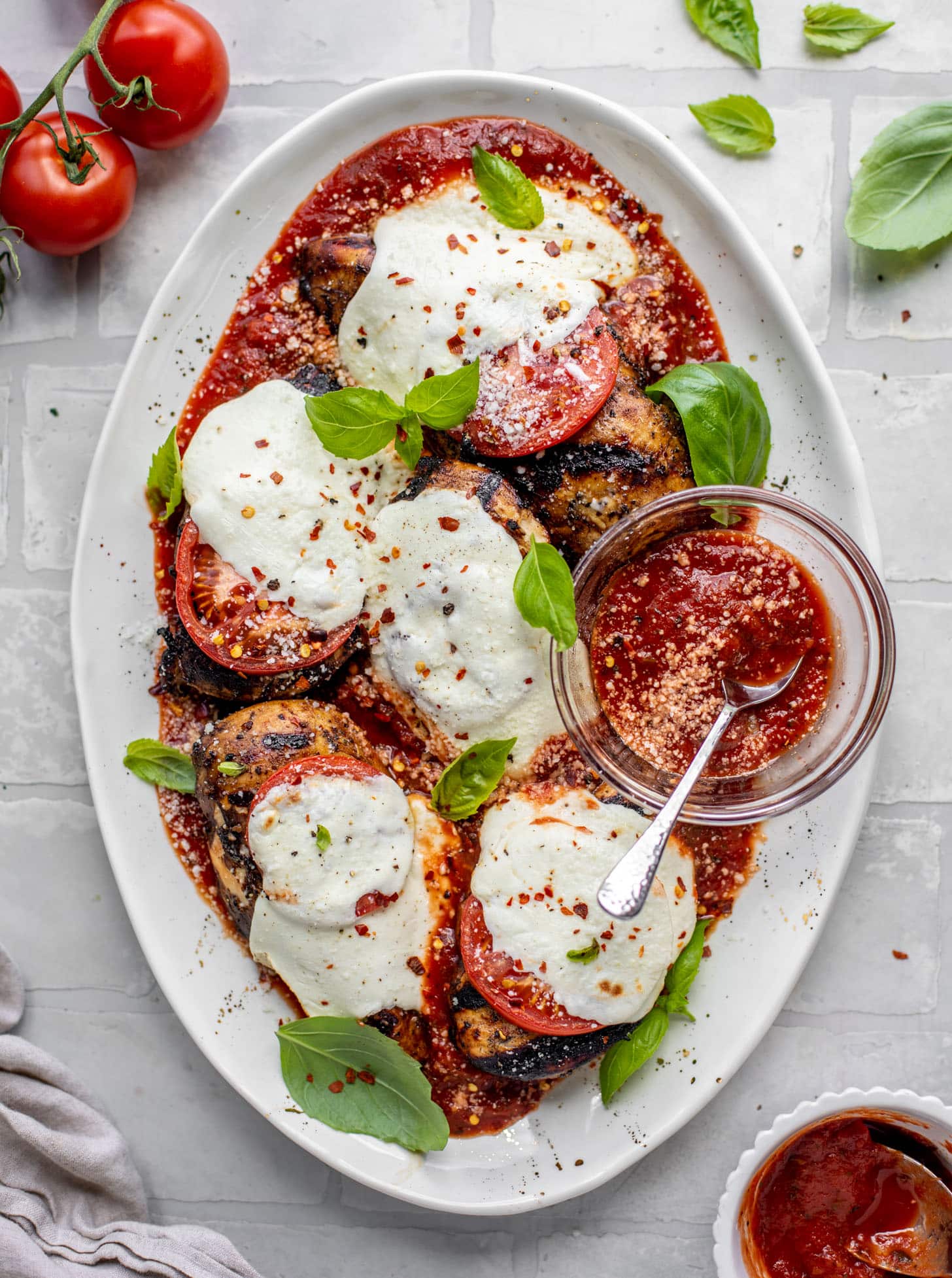 grilled chicken parmesan