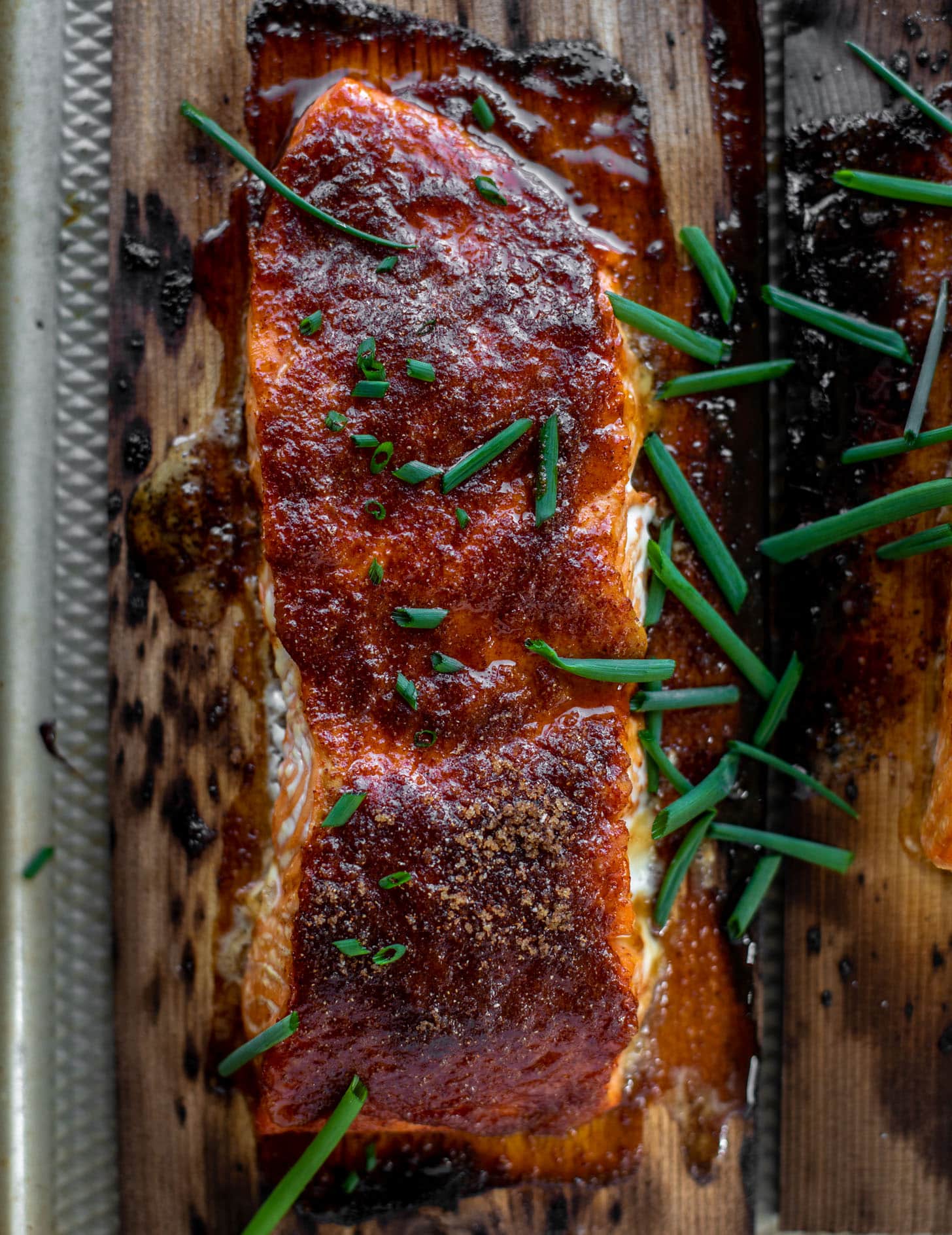 smoky cedar plank salmon