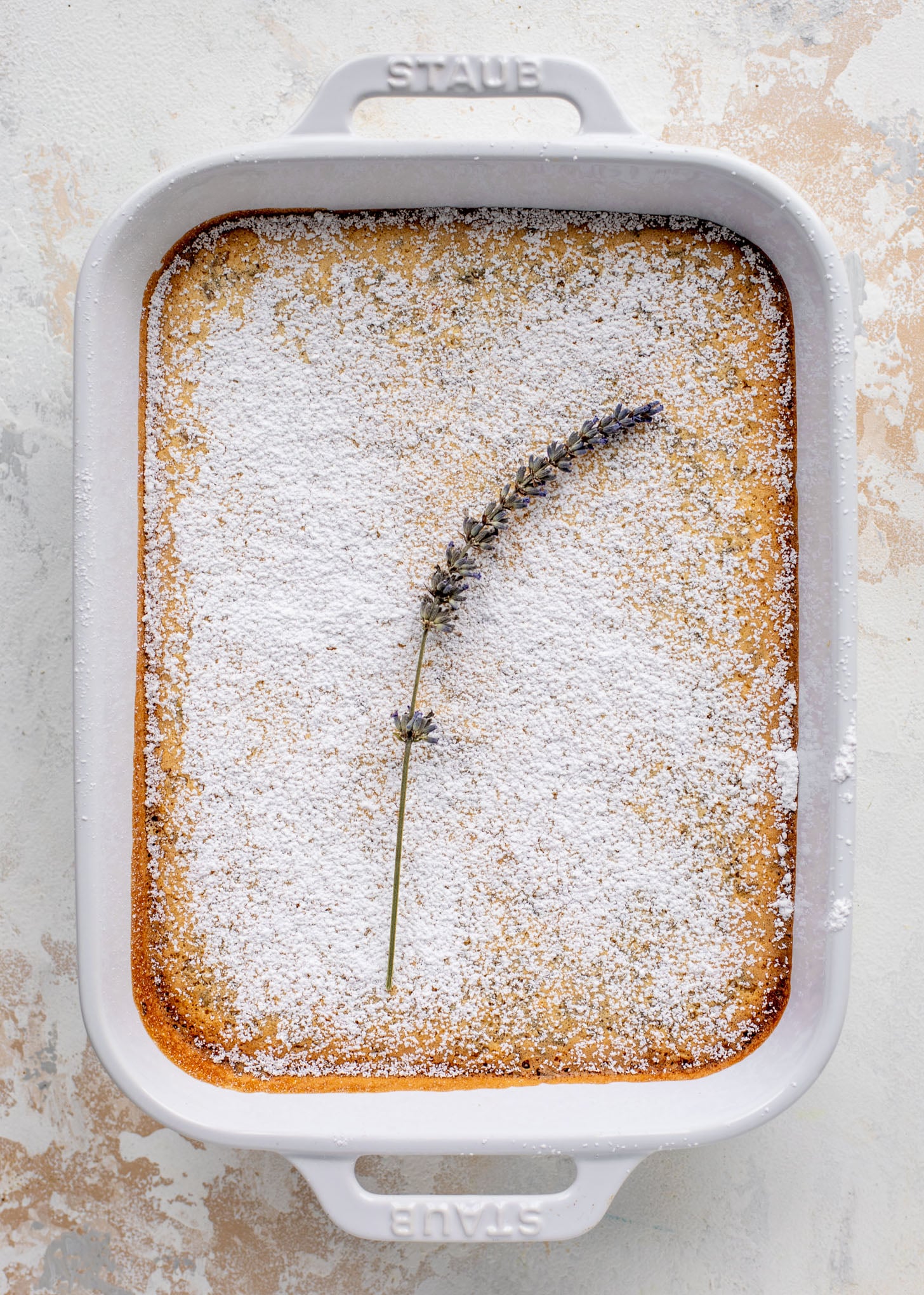 baked lavender lemon bars
