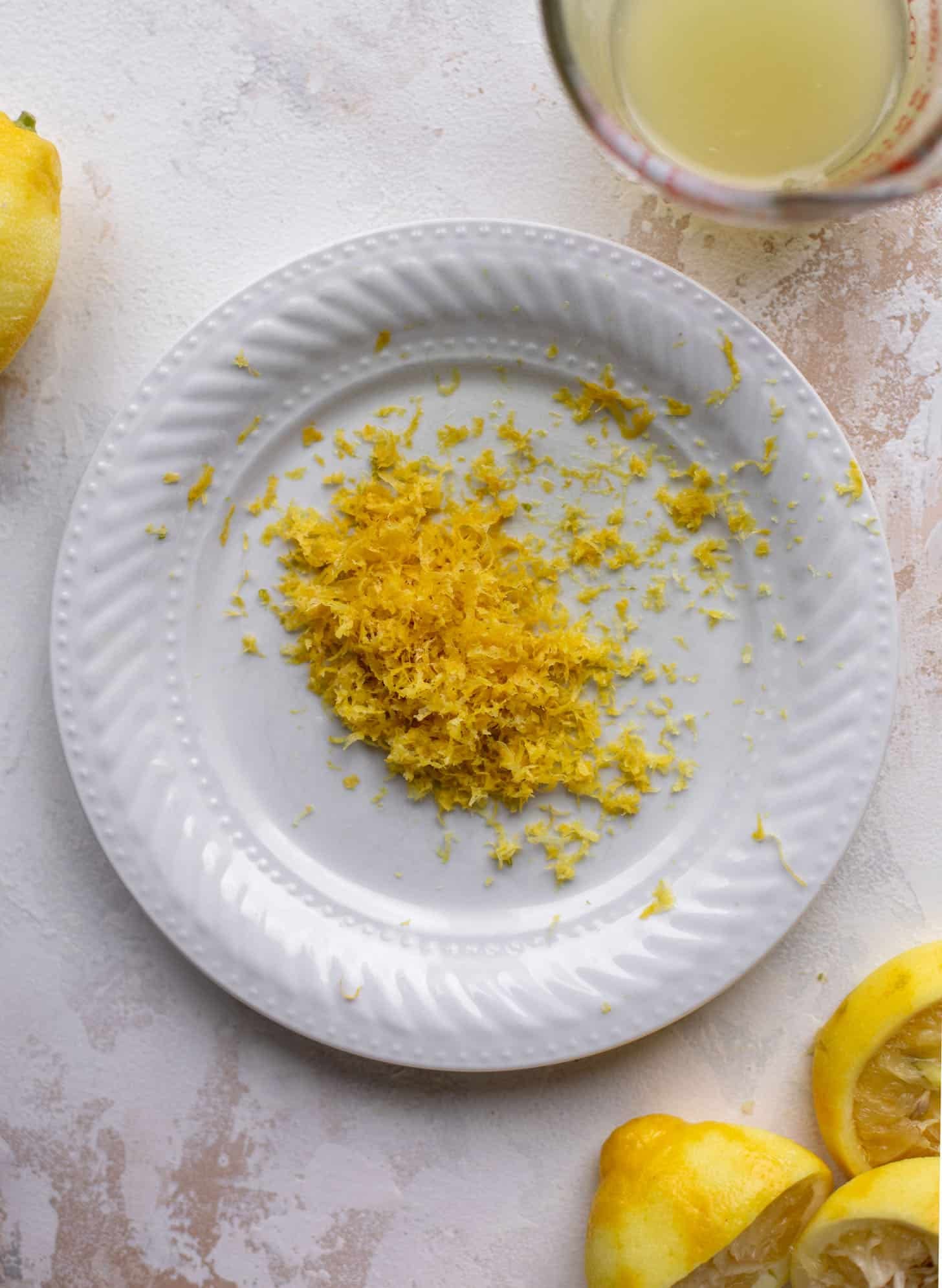 fresh lemon zest