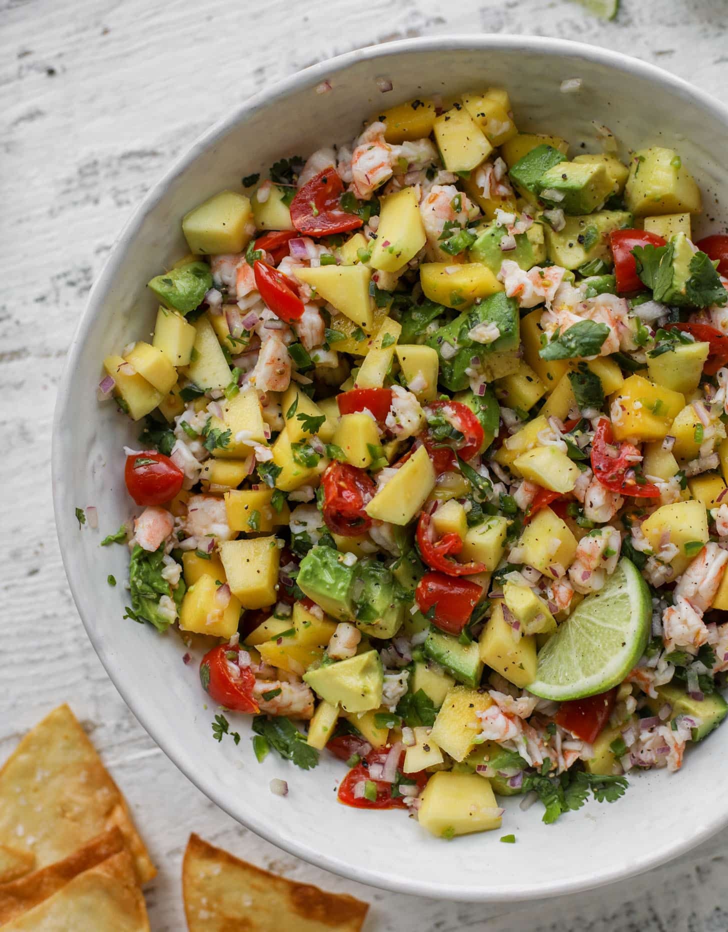 mango avocado shrimp salsa