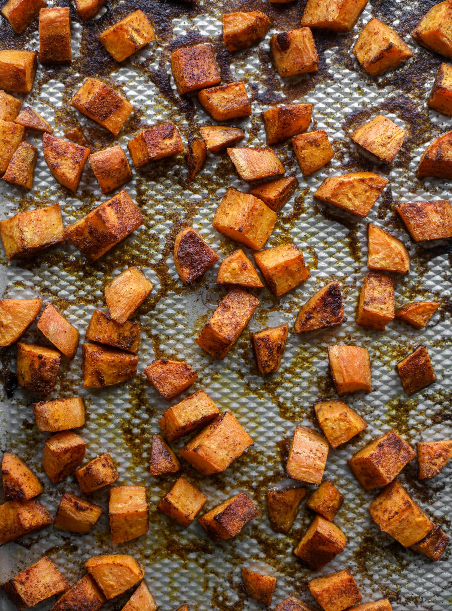 roasted chili lime sweet potatoes