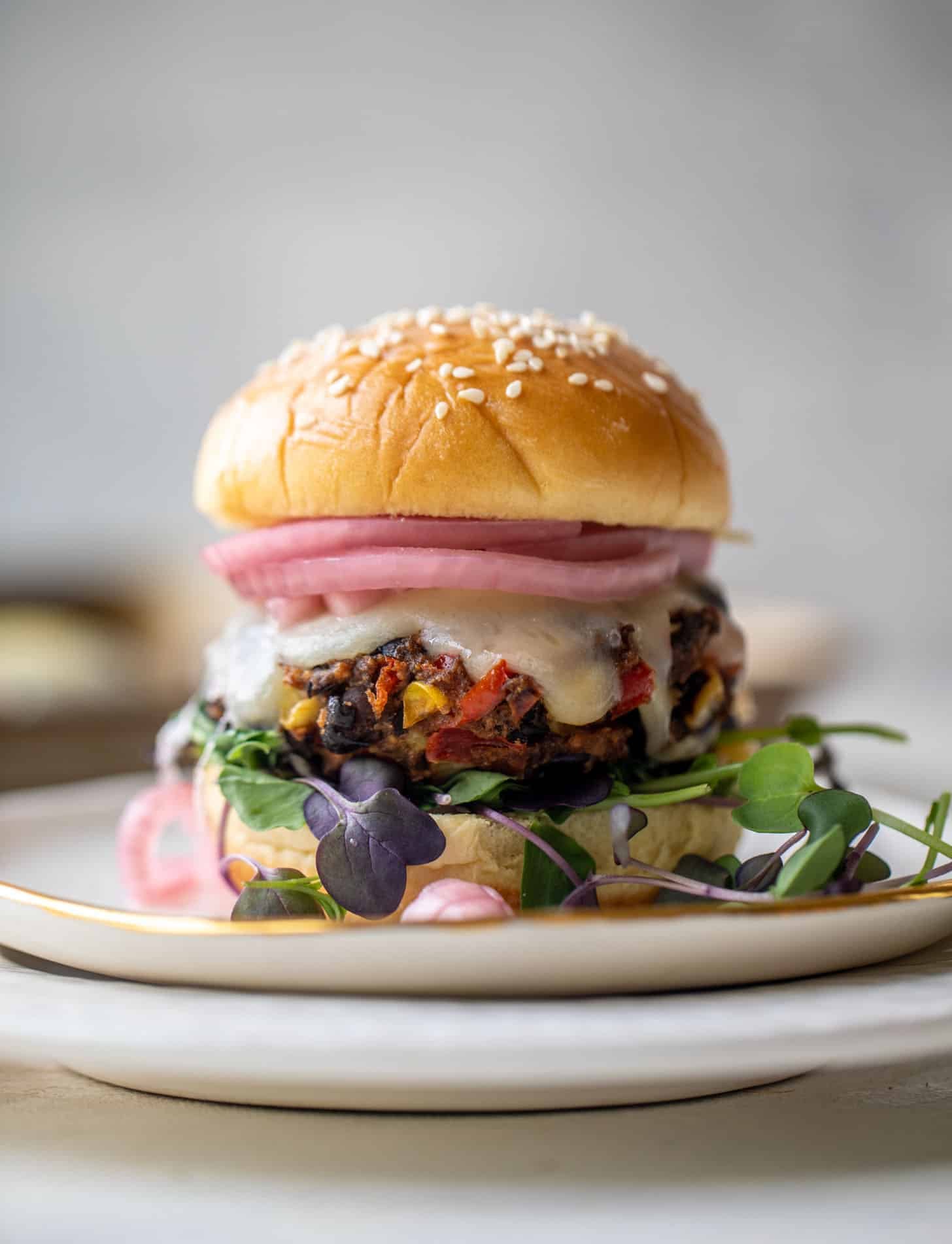 roasted corn black bean burgers