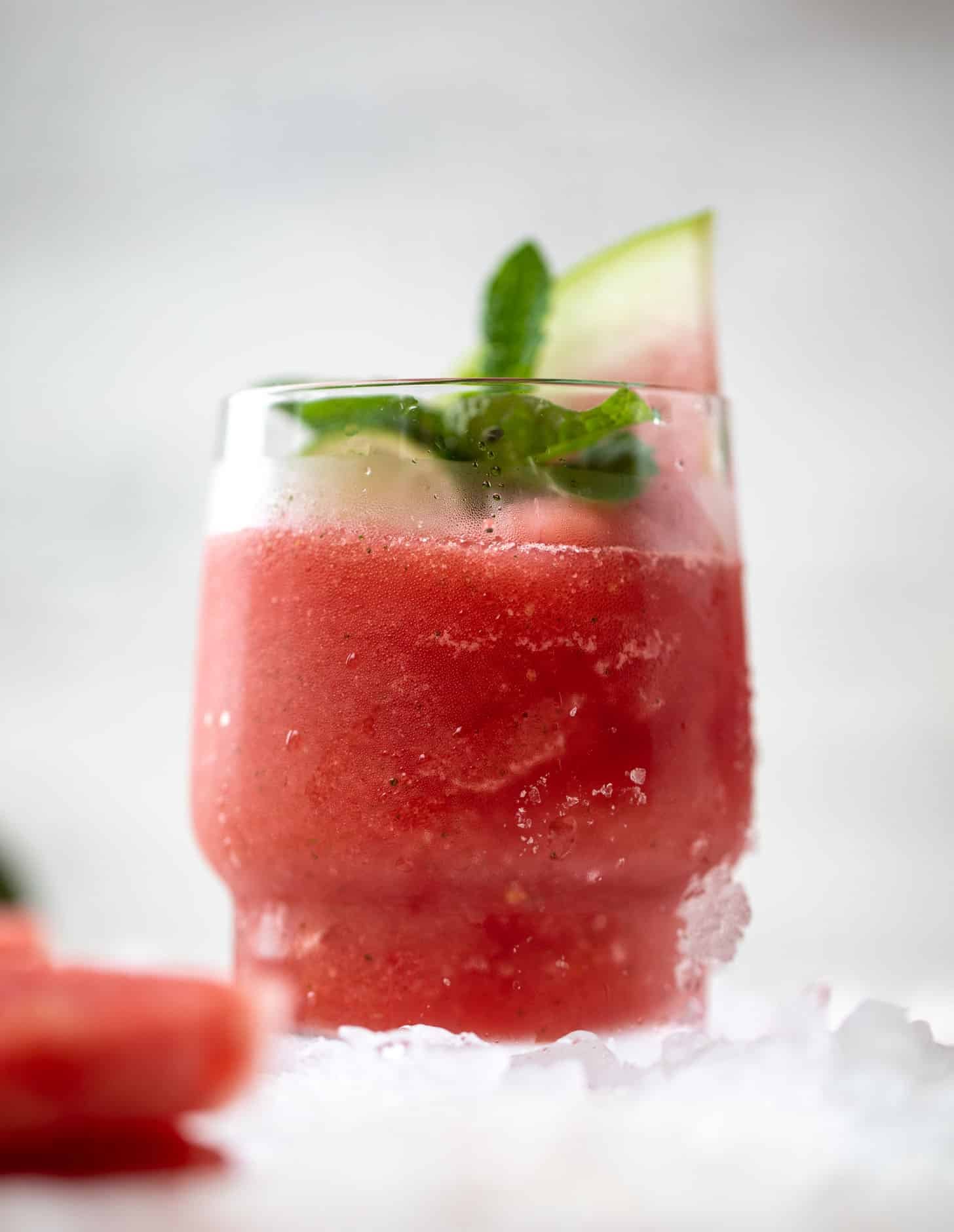 frozen watermelon mojitos
