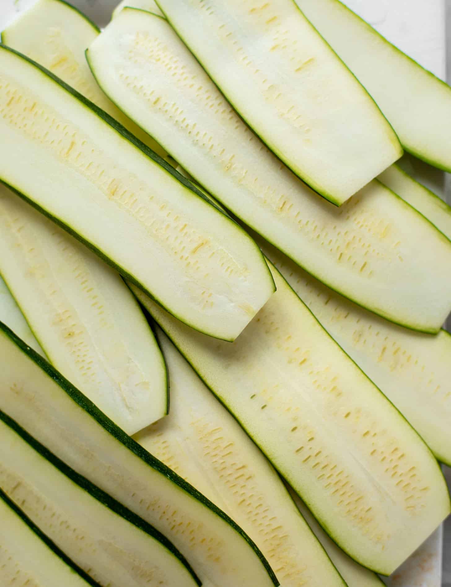 zucchini slices